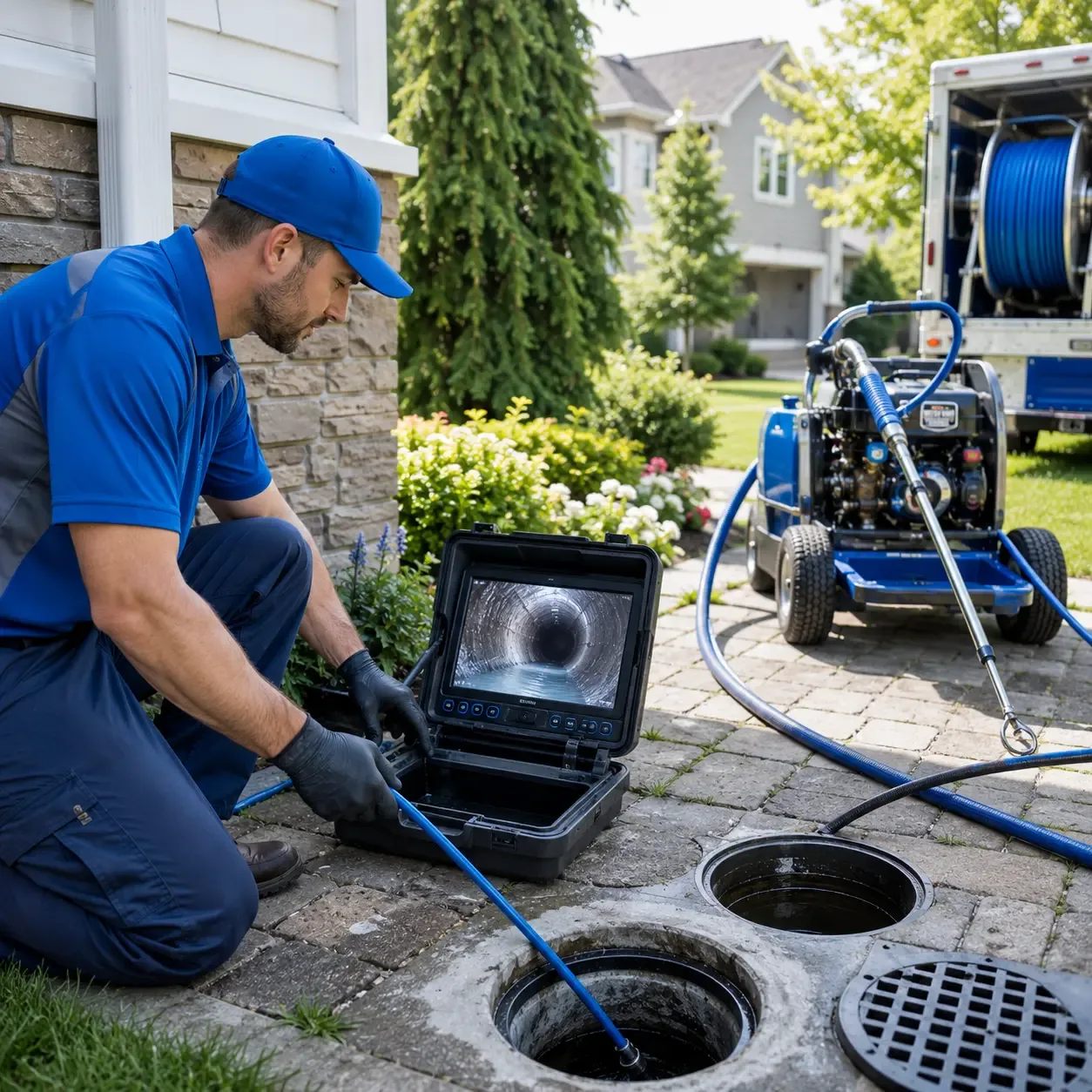 Outdoor drain cleaning professionals serving Tryon, OK